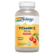 Solaray Vitamin C 500mgr 100 Units Cherry Blanc