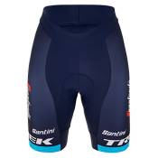 Santini Trek Segafredo 2023 Bib Shorts Bleu 3XL Femme