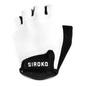 Siroko Aero Short Gloves Blanc XS Femme
