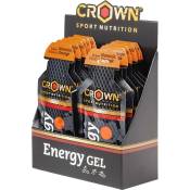 Crown Sport Nutrition Orange Energy Gels Box 40g 12 Units Doré
