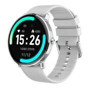 Cool Amoled Forever Silicone Smartwatch Argenté