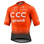 Giant Ccc Team Etxeondo Short Sleeve Jersey Orange XL Homme