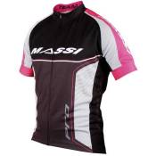 Massi Pro Team Short Sleeve Jersey Rose XL Homme