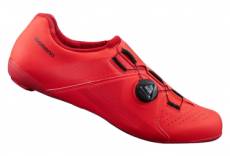 paire de chaussures route shimano rc300 rouge 43