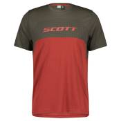 Scott Trail Flow Dri Short Sleeve Jersey Rouge L Homme