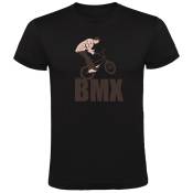 Kruskis Trick Short Sleeve T-shirt Noir 3XL Homme