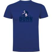Kruskis Burn Carbohydrates Short Sleeve T-shirt Bleu M Homme
