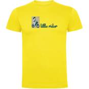 Kruskis Little Rider Short Sleeve T-shirt Jaune 2XL Homme