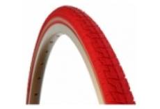 Dutch perfect pneu exterieur 28x1 40 37 622 no puncture rouge avec reflets