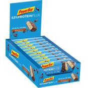 Powerbar Protein Plus 52% 50g 20 Units Chocolate Nuts Energy Bars Box Bleu