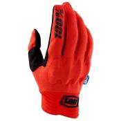 100percent Cognito Smart Shock Long Gloves Rouge XL Homme