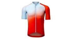 Maillot manches courtes 7mesh skyline day break rouge blanc