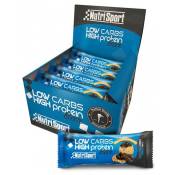 Nutrisport Low Carb 60g 16 Units Chocolate And Cookies Energy Bars Box Blanc