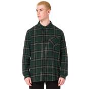 Oakley Apparel Podium Plaid Flannel Long Sleeve Shirt Vert 2XL Homme