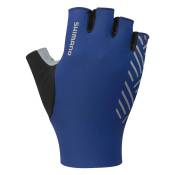 Shimano Advanced Short Gloves Bleu XL Homme