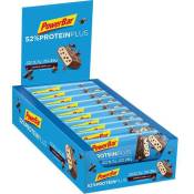 Powerbar Protein Plus 52% 50g 20 Units Cookie And Cream Energy Bars Box Bleu