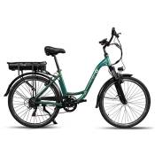 Emg Funny 26´´ Shimano Electric Bike Argenté One Size / 468Wh