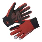 Endura Strike Long Gloves Rouge XS Homme