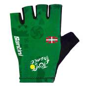 Santini Tour De France Official Grand Depart Pais Vasco 2023 Short Gloves Vert L Homme