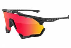 Scicon sports aeroshade xl lunettes de soleil de performance sportive scnpp multimorror rouge compagnon de carbone