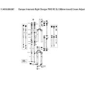 Rockshox Damper Assembly Crown Charger Rc Pike Dj Shock Absorber Argenté 100 mm