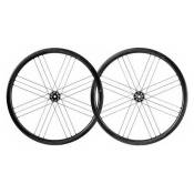 Campagnolo Bora Wto 33 2 Way Fit Dark Label Disc Tubeless Road Wheel Set Noir 9 x 100 / 10 x 130 mm / Shimano/Sram HG
