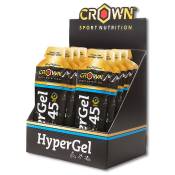 Crown Sport Nutrition Hyper 45 Neutral Energy Gels Box 75g 10 Units Doré