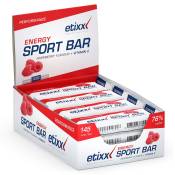 Etixx Sport 12 Units Red Fruits Energy Bars Box Blanc