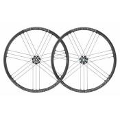 Campagnolo Zonda Afs 6b Disc Tubular Road Wheel Set Noir 12 x 100 / 12 x 142 mm / Campagnolo