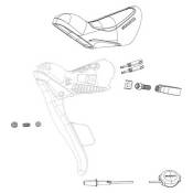 Sram Red Force/axs E-tap Mecchanical Brake Shifter Clamp Kit Set Argenté