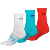 Endura Stripe Coolmax® Race Socks 3 Pairs Multicolore EU 37-49.5 Homme