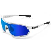 Scicon Aerotech Scnxt Mirrored Photochromic Sunglasses Blanc,Bleu Photochromic Blue Mirror/CAT1-3