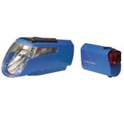 Trelock Ls 460 I-go Power 40+ls 720 Reego Rb Light Set Bleu
