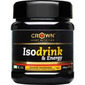 Crown Sport Nutrition Energy Orange Isotonic Drink Powder 640g Doré