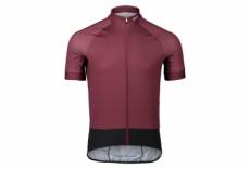 Maillot manches courtes poc essential road rouge