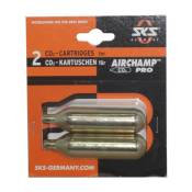 Sks Air Champ Pro 2 Units Co2 Cartridge Doré 16 g