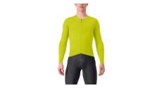 Maillot manches longues castelli fly ls jaune