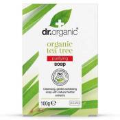 Dr. Organic Tea Tree Soap 100 Gr Vert,Blanc 100 g