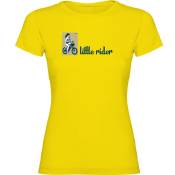 Kruskis Little Rider Short Sleeve T-shirt Jaune XL Femme