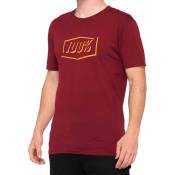 100percent Phantom Short Sleeve T-shirt Rouge XL Homme