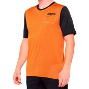 100percent Ridecamp Short Sleeve T-shirt Orange S Homme