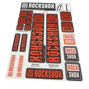 Rockshox Decal Kit 35 Mm Rouge