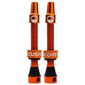 Cushcore Presta Tubeless Valves Orange 55 mm