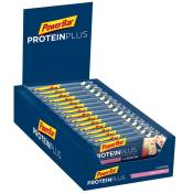 Powerbar Protein Plus L-carnitine 35g 30% Units Raspberry And Yogurt Energy Bars Box Bleu