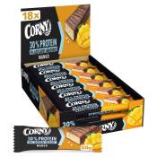 Corny Box Protein Chocolate Bars And Delicious Mango With 30% Protein And No Added Sugars 50g 18 Units Doré