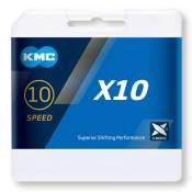 Kmc X10 Road/mtb Chain Gris 114 Links