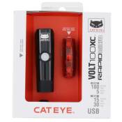 Cateye Volt 100+rapid Micro Light Set Rouge,Noir