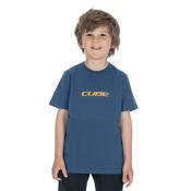 Cube Organic Mountains Short Sleeve T-shirt Bleu XS Garçon