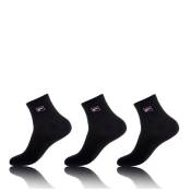 Fila Cslow93 Socks 3 Pairs Noir EU 39-42 Femme