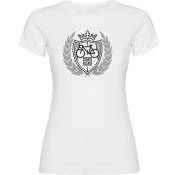Kruskis Road King Short Sleeve T-shirt Blanc XL Femme
